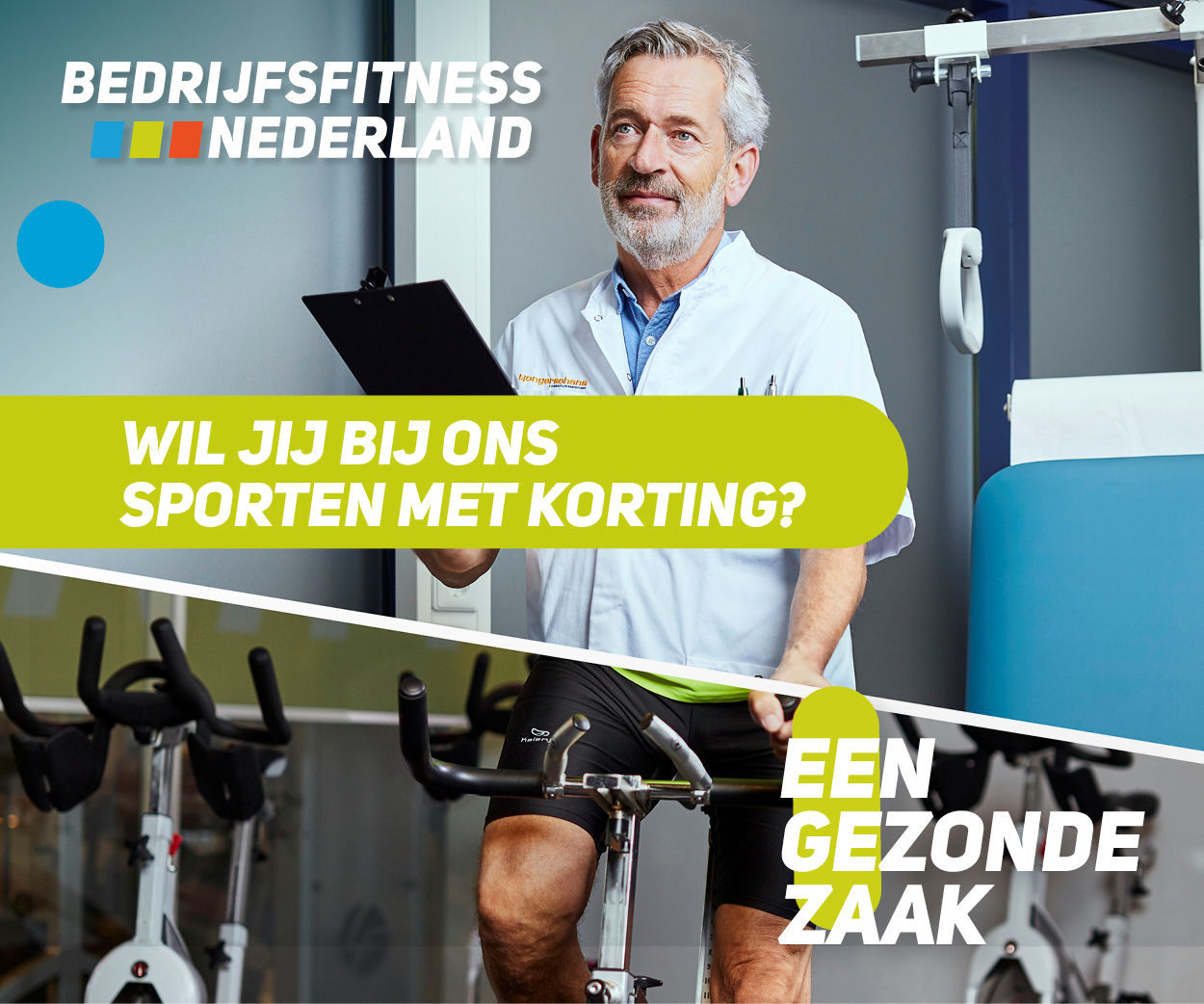 Bedrijfsfitness doe je bij Fitness de Bataaf in Den Haag!